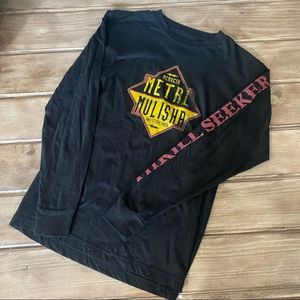 Metal Mulisha Women’s long sleeve Tee Size Small Boyfriend fit